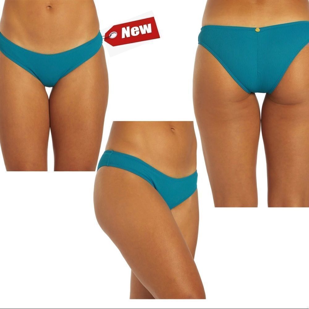 𝅺QUINTSOUL
BLUE Malibu Bella Bikini Bottom Sz L NWT